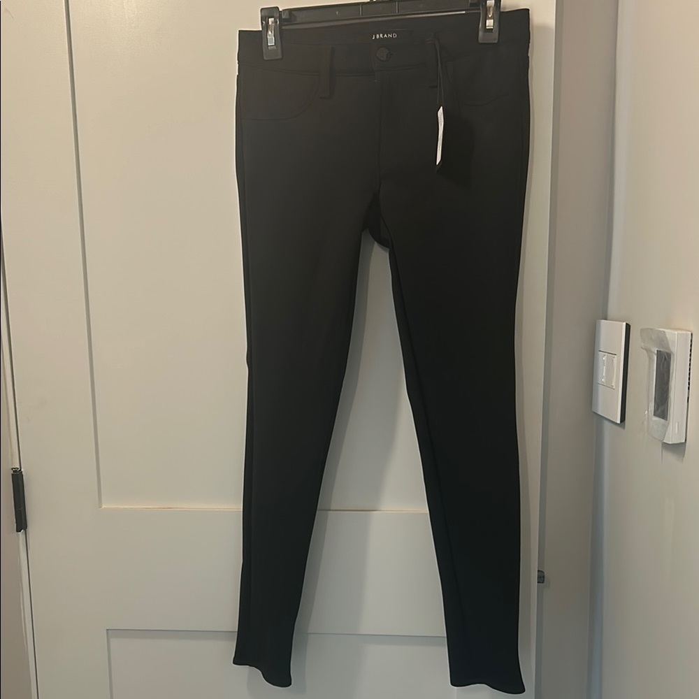 J Brand Black Skinny Neoprene Ankle Pants